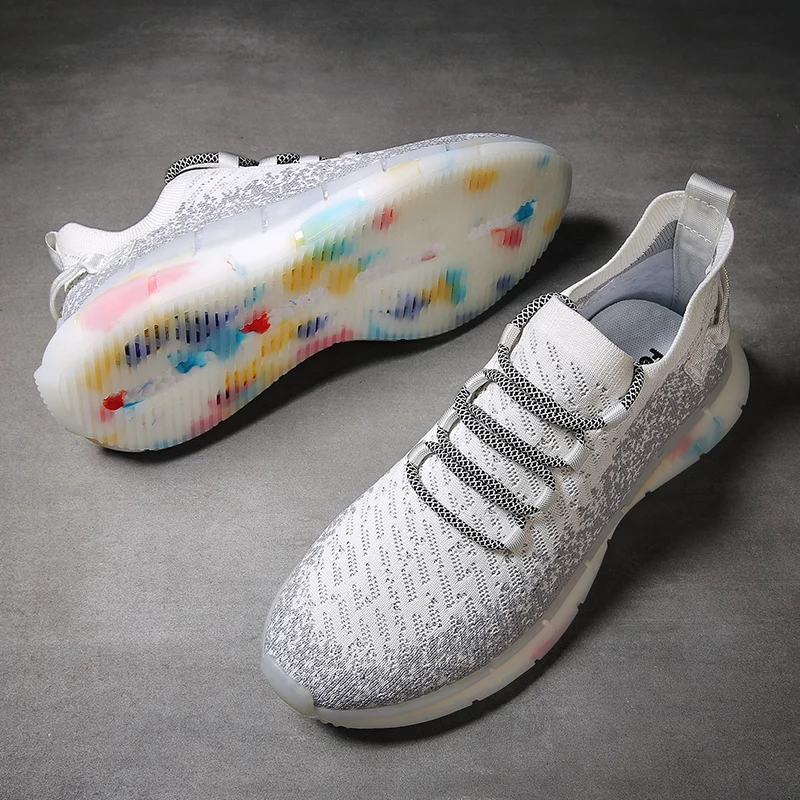 

Sneakers Men Shoes Casual Men's Sneakers Shoes White Men Casual Trainers Sport Breathable For Mens Slip On Summer 2018