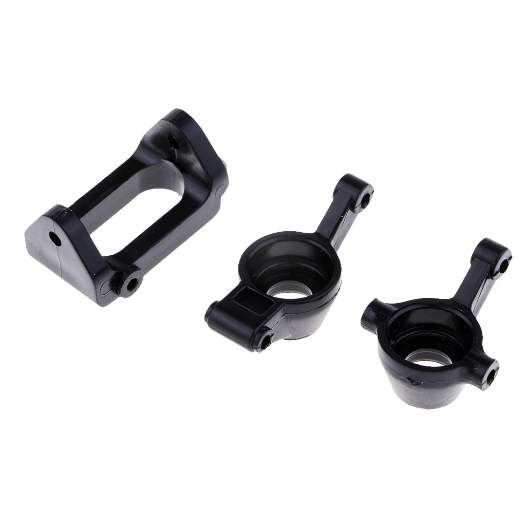 

Set of 3 C-Hub Carrier Rear Axle-Hub Carrier Steering Arm for 1/18 RC Car Buggy