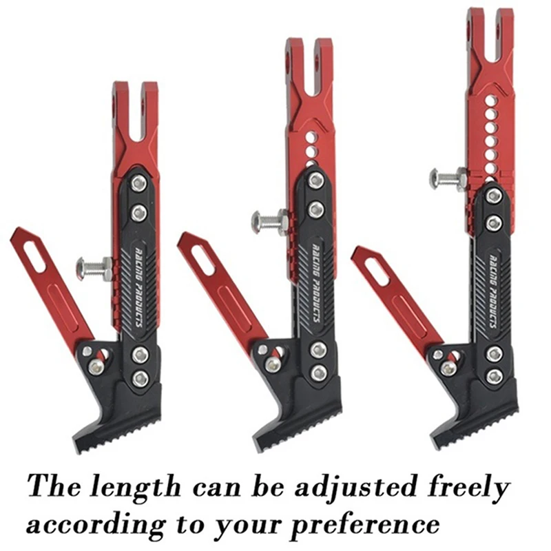 Универсальная регулируемая подножка для мотоцикла бандаж ног парковки боковая