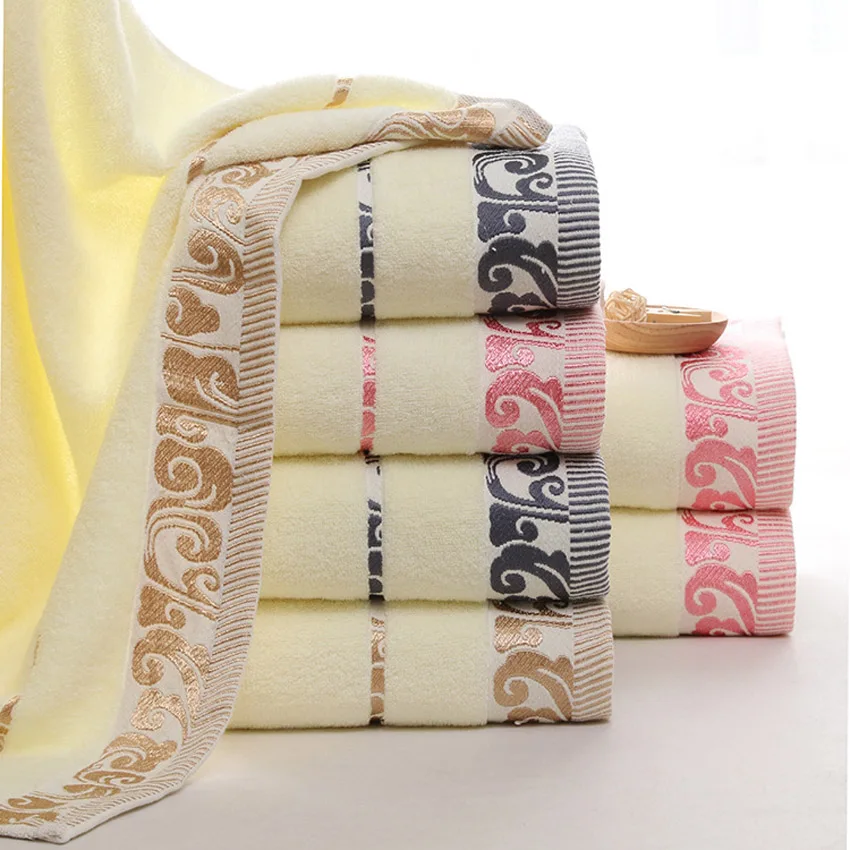 Мягкое женское Хлопковое полотенце для лица с принтом красоты взрослых детей