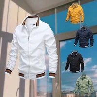2022 spring and autumn new mens nylon fabric outdoor essential sports running jacket stand up collar loose casual jacket