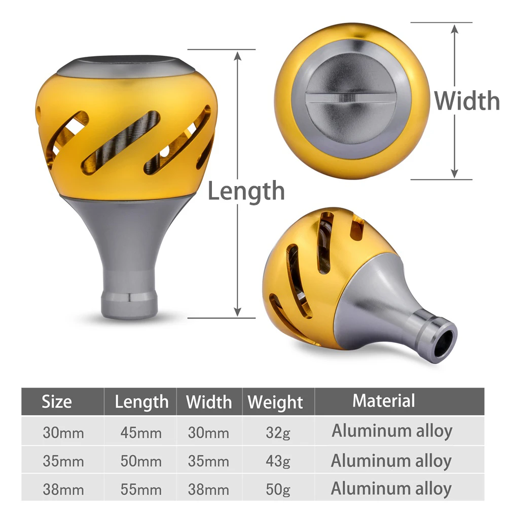 Рыболовная катушка RUNCL ручка диаметр 30 мм 35 38 для спиннинга металлическая