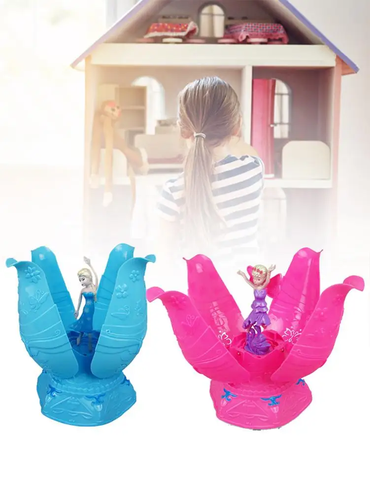 Электрический танец куклы принцессы игрушки светильник музыка Универсальный