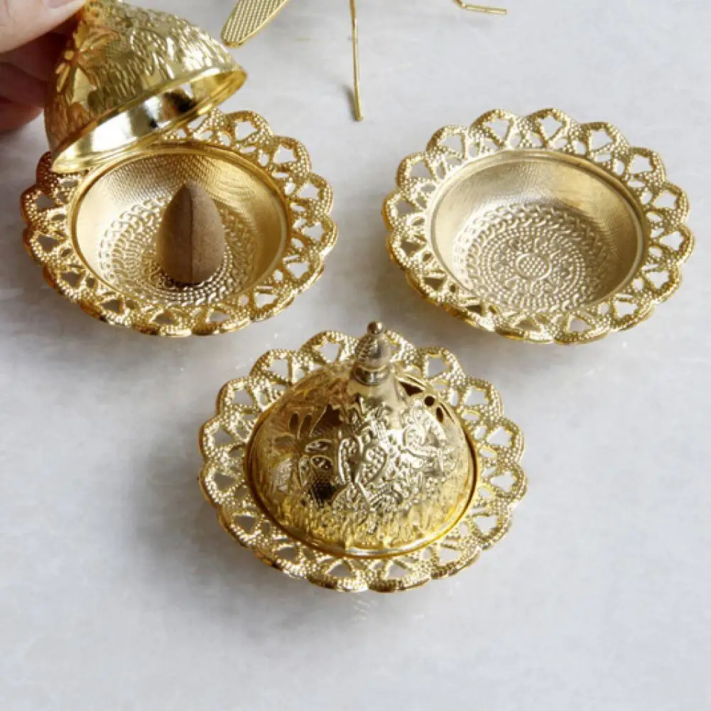 Мини курильница Ладан горелки китайский Будда держатель цветок лотоса