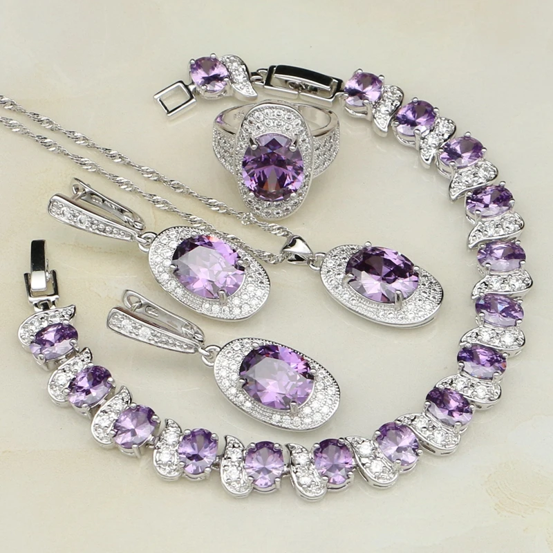 Комплект из колье серёг и кольца серебра 925 пробы|jewelry sets for women|bridal jewelry setsjewelry |