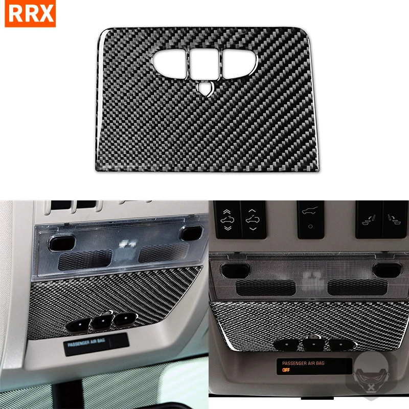 

For Chevrolet Silverado LTZ 2007-2013 Overhead Light Control Panel Carbon Fiber Sticker Decoration Interior Trim Car Accessories