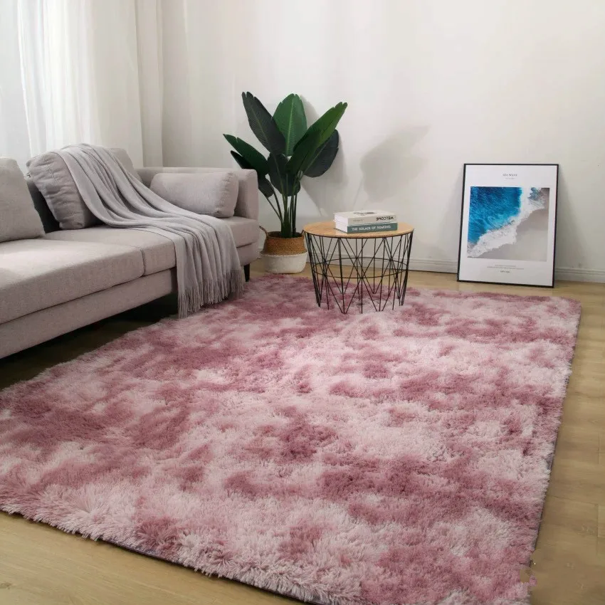 Цветные однотонные коврики утолщенный нескользящий коврик для ванной комнаты