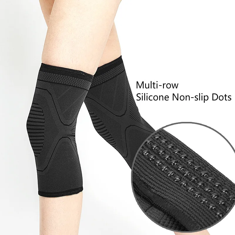 Компрессионные наколенники 1 пара Нескользящие нейлоновые эластичные
