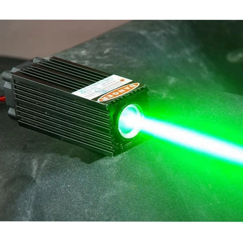 Промышленная лаборатория 532нм 100 мВт зеленый лазерный диодный модуль точечный грубый луч декоративные светильники с TTL 12 В от AliExpress RU&CIS NEW