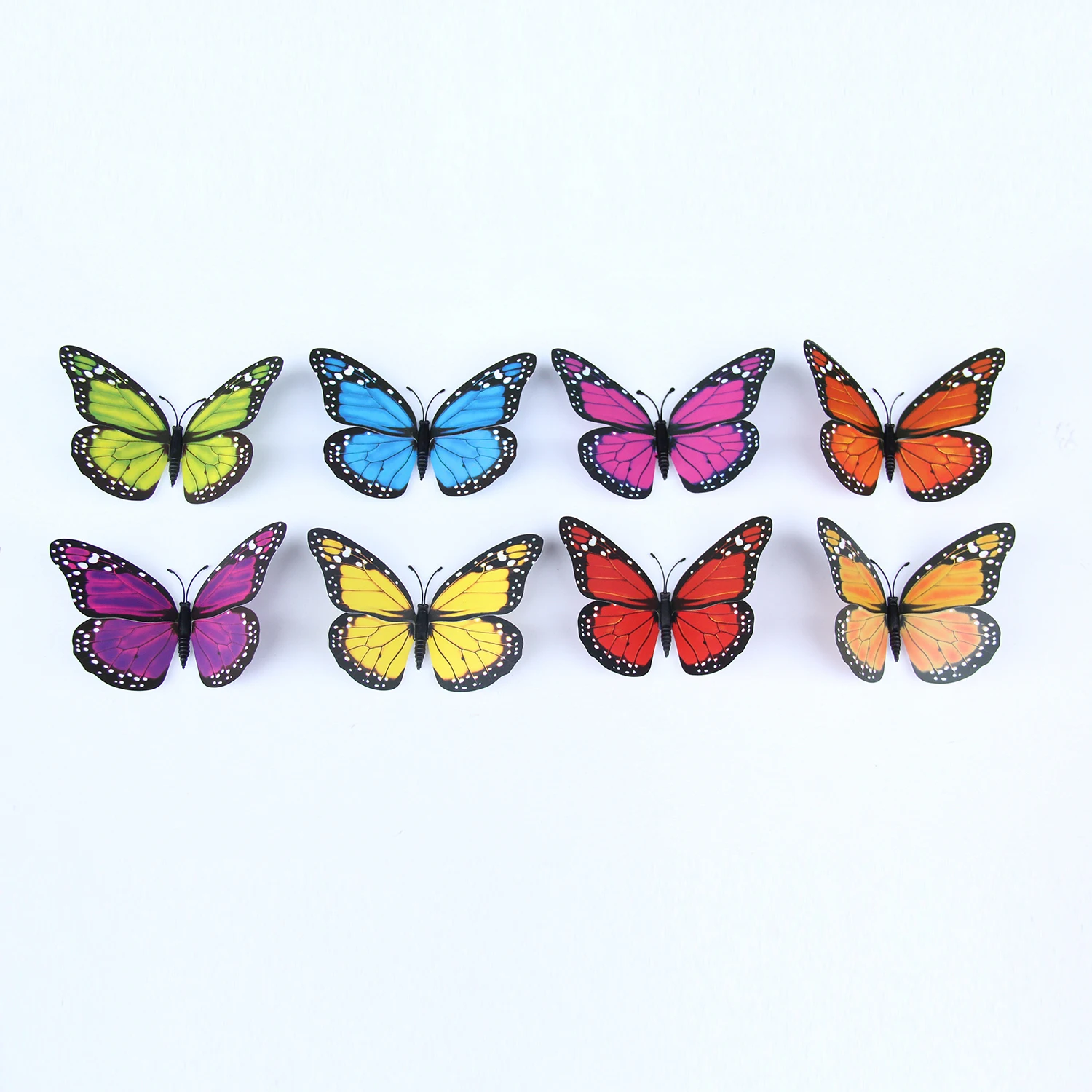24 шт бабочки садовый ярд плантатор красочные причудливые колыбели украшения