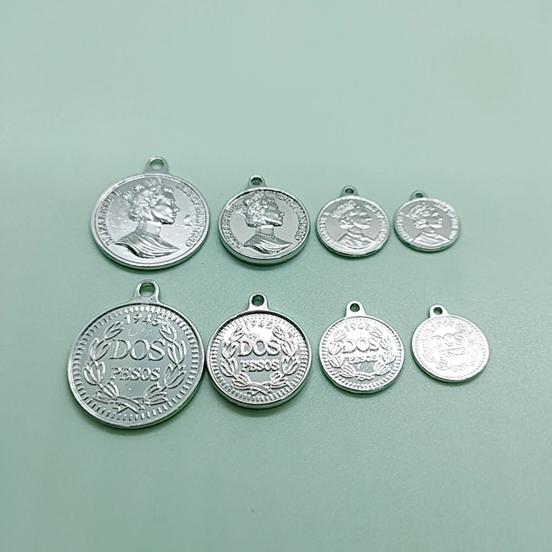 Аксессуары из сплава в европейском и американском стиле кулон виде головы монет