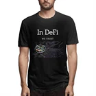 Забавная Мужская футболка In Defi We Trust, футболка с коротким рукавом и круглым вырезом, летняя одежда из чистого хлопка