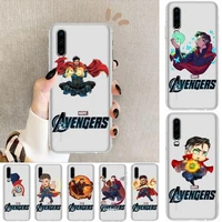 doctor marvel strange anime transparent clear phone case for huawei honor 20 10 9 8a 7 5t x pro lite 5g etui coque hoesjes co