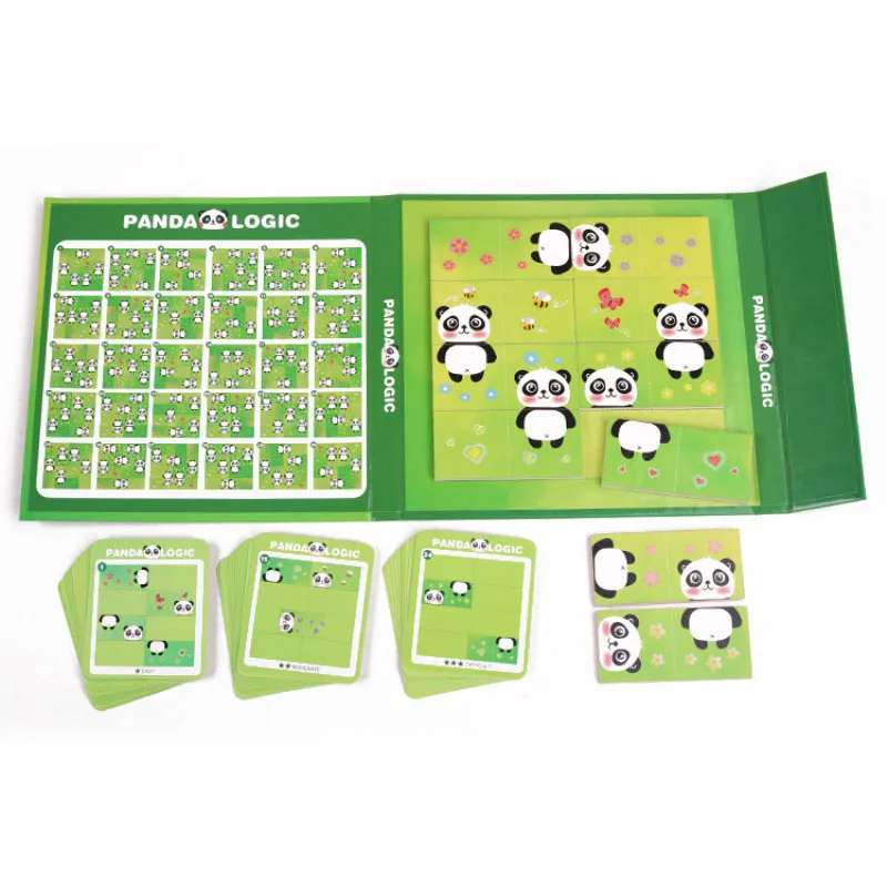 Магнитная головоломка Монтессори панда доска для дошкольников детские игрушки