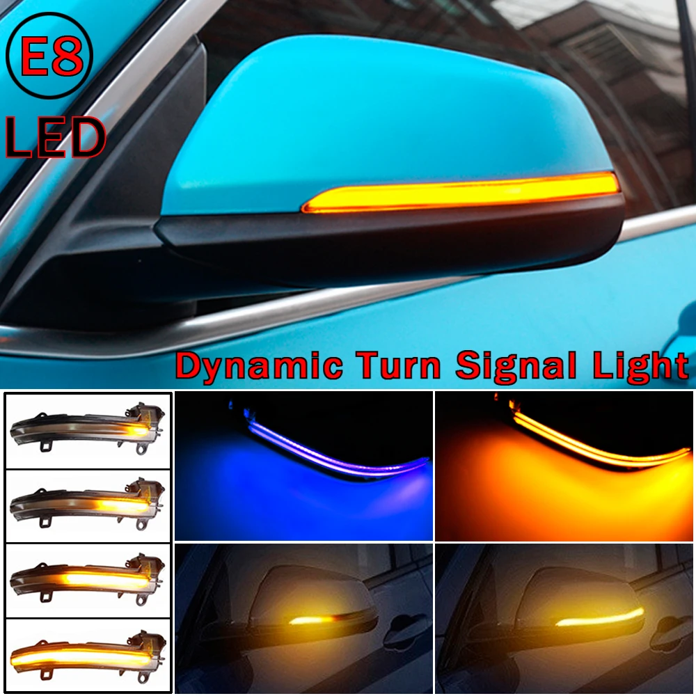 

Dynamic Turn Signal Light Rearview Mirror Sequential Indicator Blinker Lamp For BMW X2 X1 F48 F49 1/2 Series F45 F46 F52 Sedan