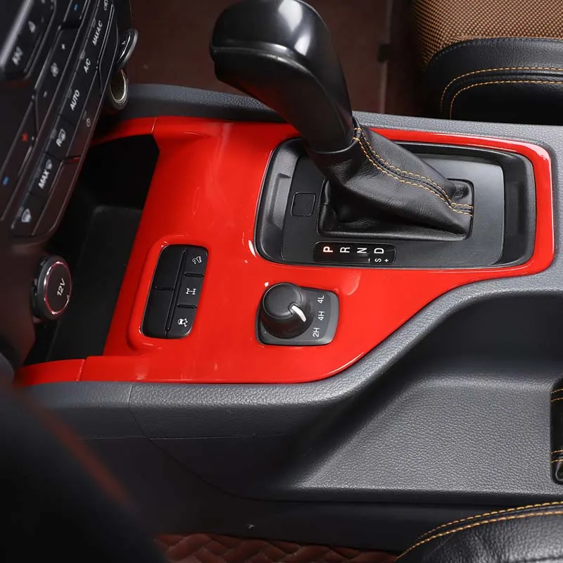 

For Ford Ranger Wildtrak 2015-2022 Car Center Control Panel Decorative Frame Sticker ABS Interior Modification Accessories