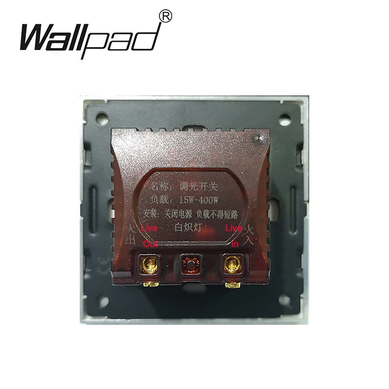 Диммерный переключатель Wallpad роскошное Хрустальное стекло 110 250 В стандарт ЕС