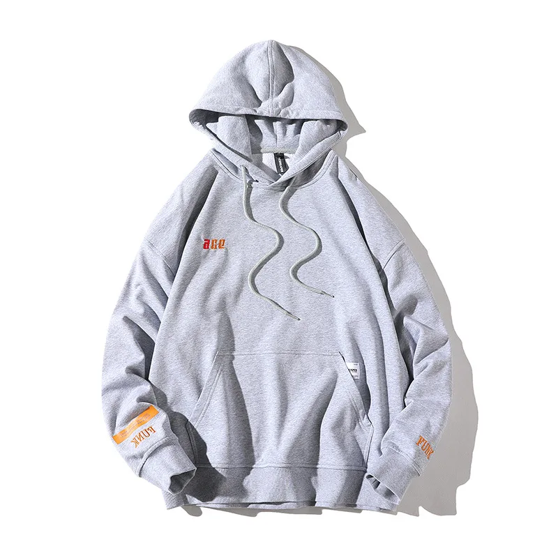 

Autumn new Japanese hooded male student sports pullover youth loose hip hop coat