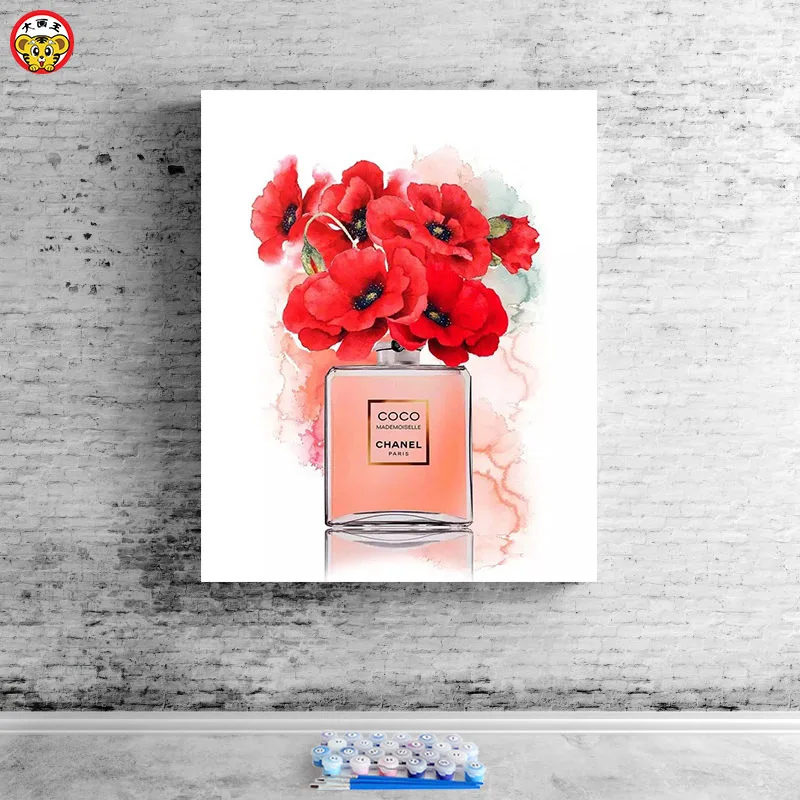 Картина по номерам художественная краска номеру DIY Цифровая живопись рисование