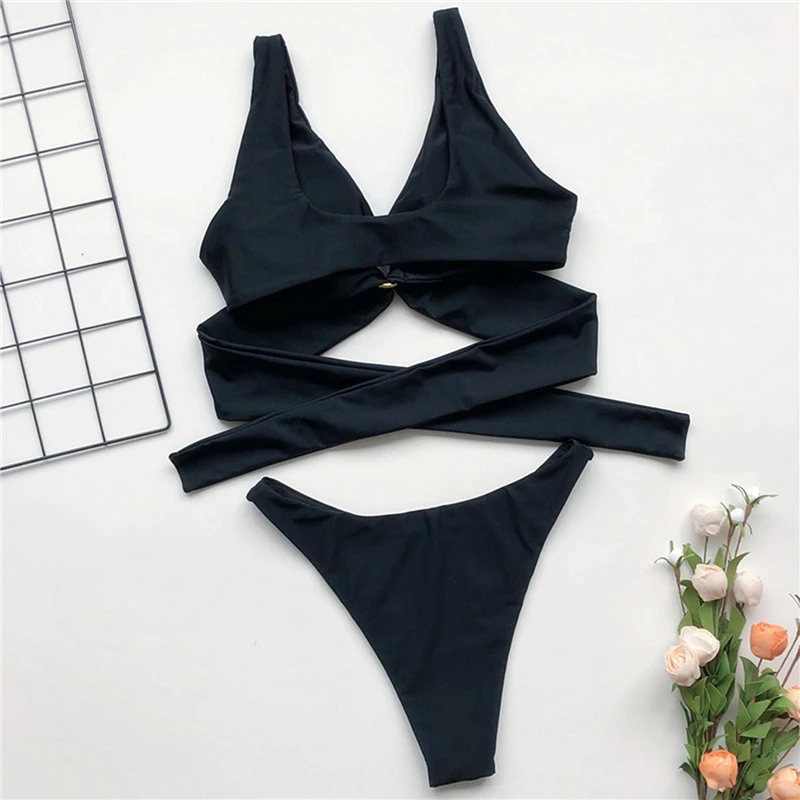 

Push Up Bikini 2021 Sexy Bikini Set Women Swimwear Bathing Suit Micro Swimsuit Female Swimming Suit Bandage Thong Bikini