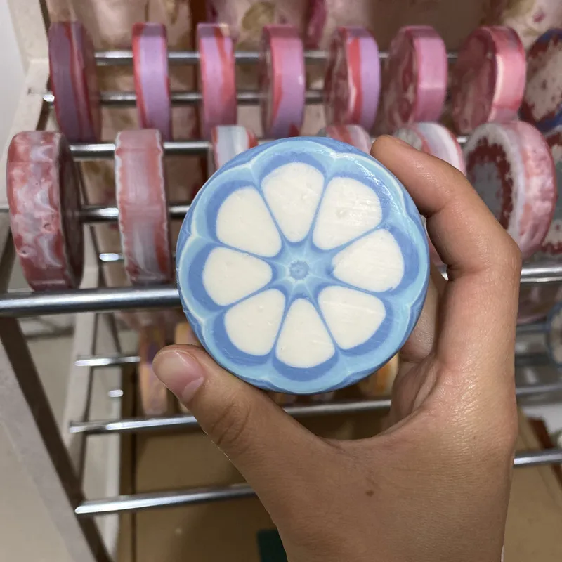 Moldes de silicona para jab&oacute;n, herramientas moldeadoras de jab&oacute;n de tubo redondo de 6,5 cm, caleidoscopio, env&iacute;o gratis, 8 placas acr&iacute;licas, 1 varilla-3