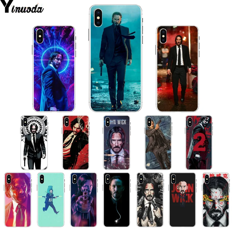 Yinuoda Keanu Reeves John Wick DIY Окрашенные красивые аксессуары для телефонов Чехол iPhone X XS MAX 6