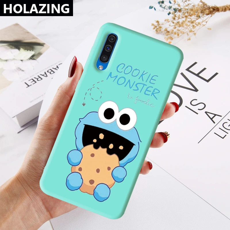 Цветной силиконовый чехол для Samsung Galaxy A10 A20 A20S A50S A30 A30S A10S A70 M30 мультяшный с
