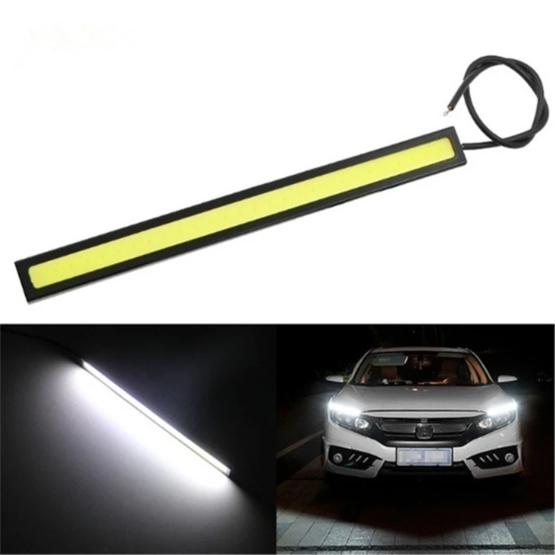 

2Pcs 17CM Universal COB LED Strip Car Running Fog Lamp Driving Strip Light Flexible Led Strip/waterproof 10-16V