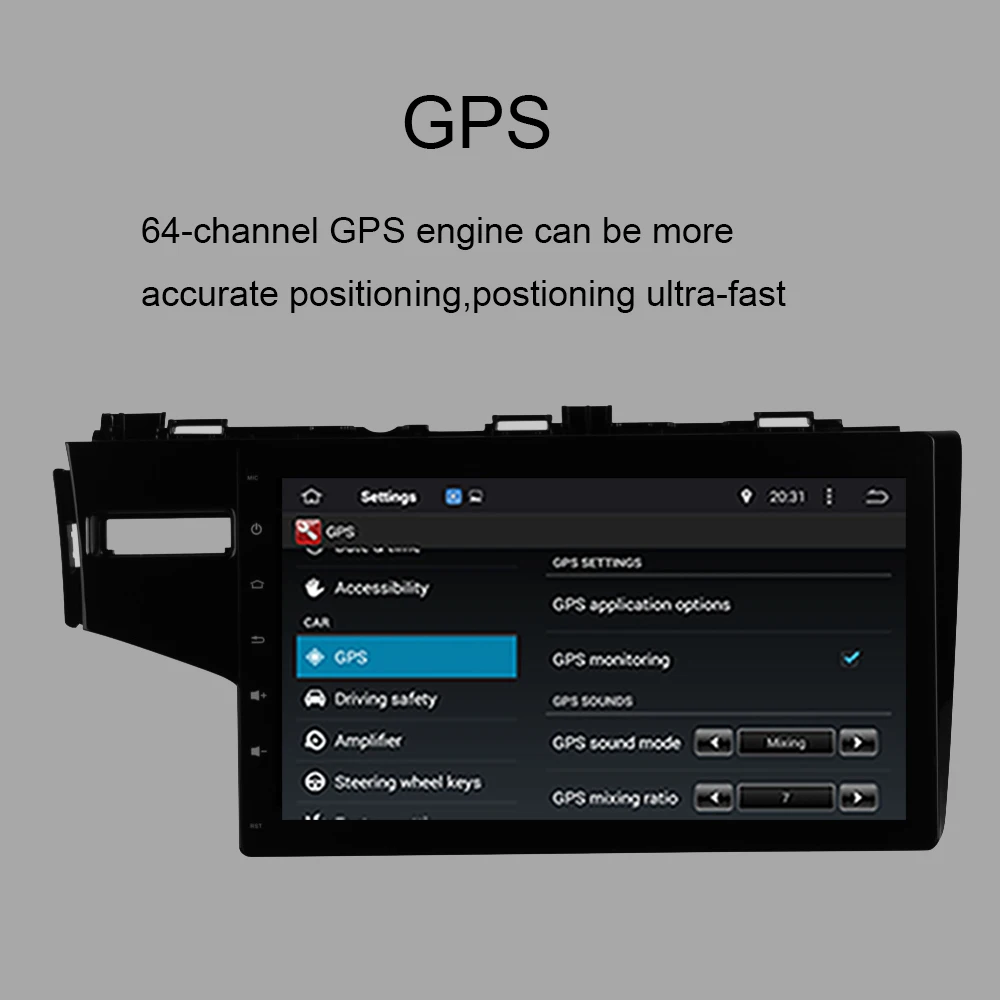 Автомобильный GPS-навигатор Android 10 0 для Honda HONDA FIT/JAZZ Left Driving 2014-2022 Восьмиядерный
