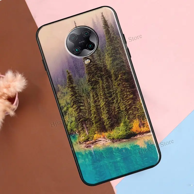 Чехол с изображением природного дерева для Xiaomi Mi 11 Ultra 9T 10T Pro A3 Note 10 Lite задняя
