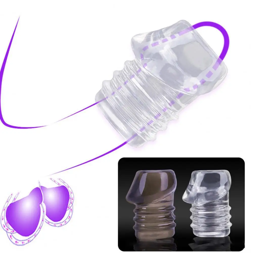 Foreskin Ring Good Elasticity Fast Adaptation Silicone Delay Ejaculation Lock Ring for Bedroom