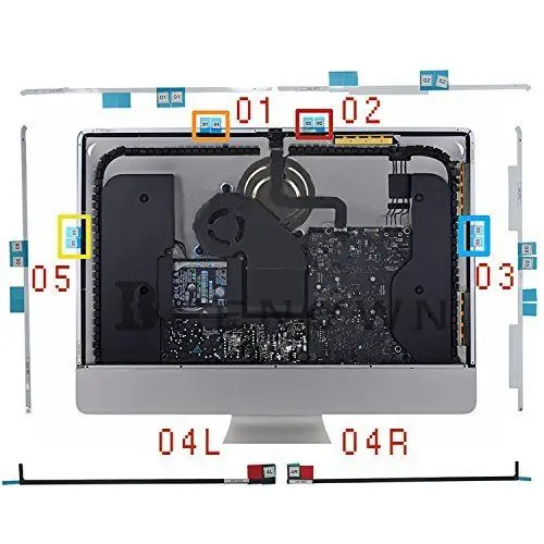 

Новинка, клейкие ленты для ЖК-экрана imac21,5 дюйма A1418 с комплектом сменных инструментов для снятия