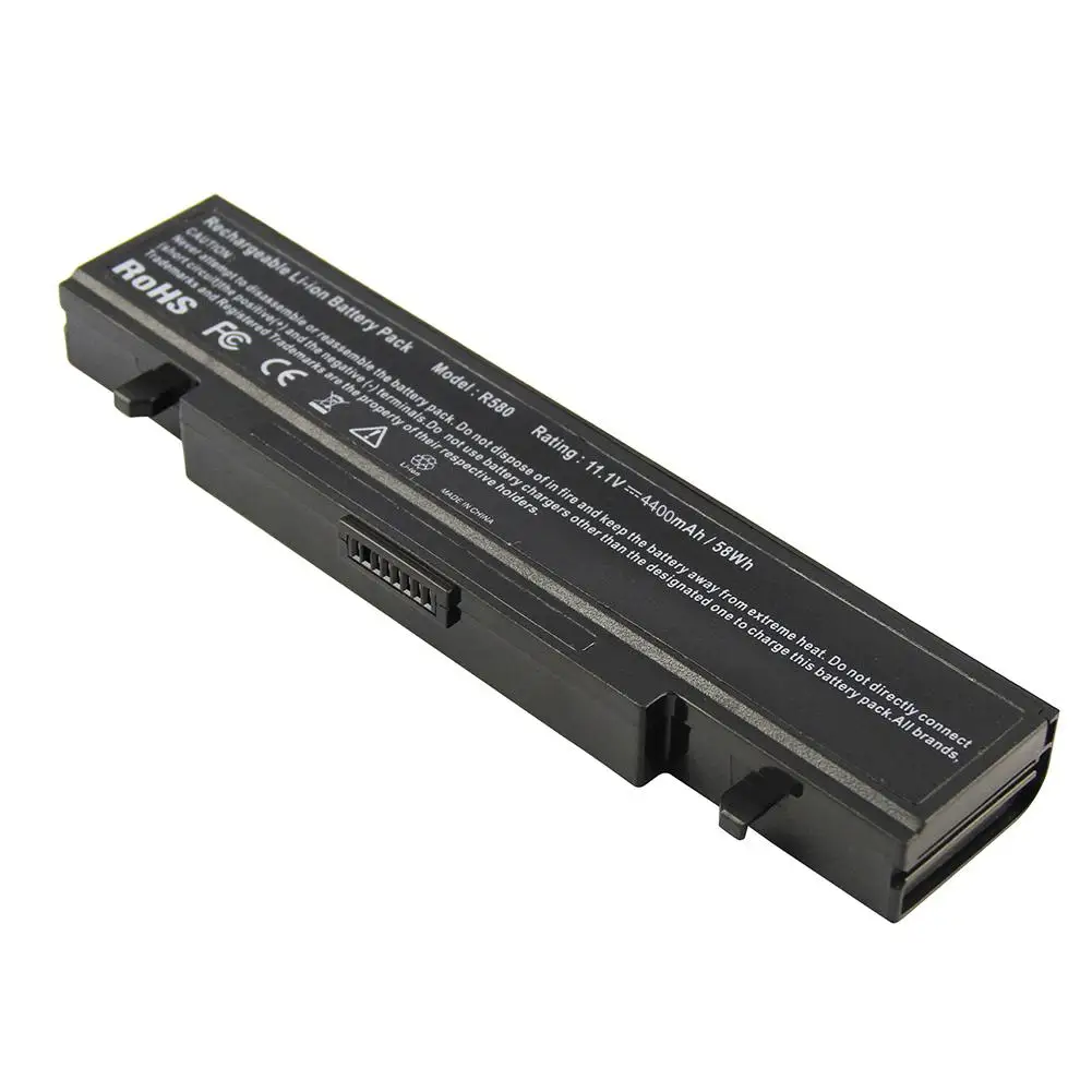 

Laptop Notebook Battery Replacement For Sam sung R560 R580 NP-Q460 P467 RV411 R540 AA-PB9NC6B Black High Performance