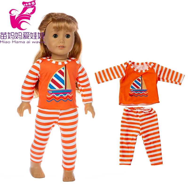 17-дюймовая кукла для новорожденных леопардовая одежда 18-дюймовая американская