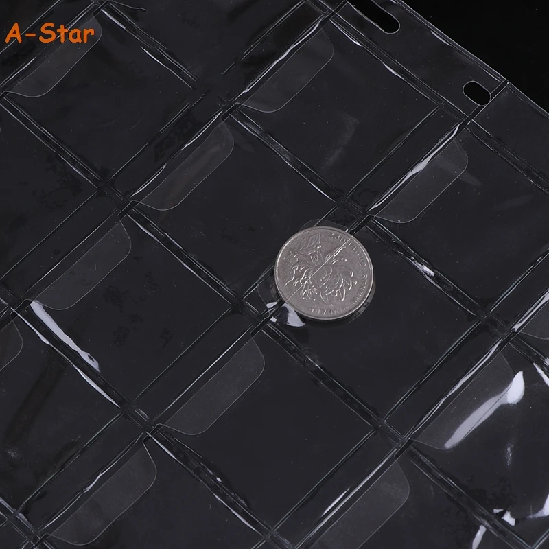 30 pockets классический Пластик монетница лист для хранения денег кейс альбома | Дом и