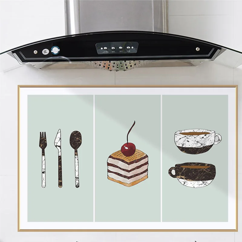 60*90 см Кухня маслостойкие кирпичные наклейки на стену бытовой шкаф плита высокая