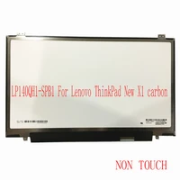 14 inch lcd matrix screen non touch lp140qh1 spb1 for lenovo thinkpad new x1 carbon replacement parts
