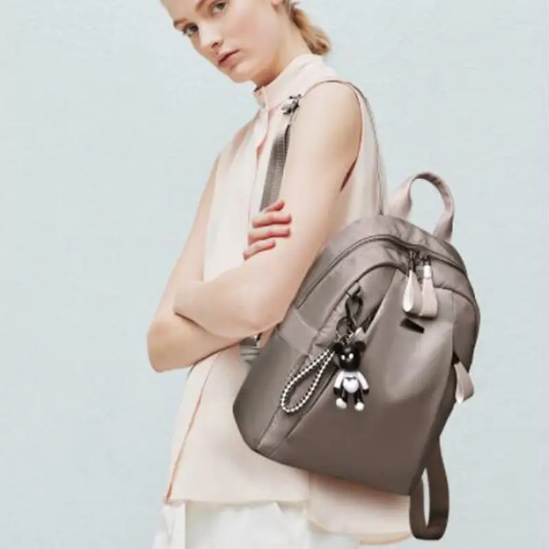 

2020New Waterproof Women Bag Oxford Women Backpacks Zipper School Bags For Teenage Girls Small Backpack Woman Shoulder Bags