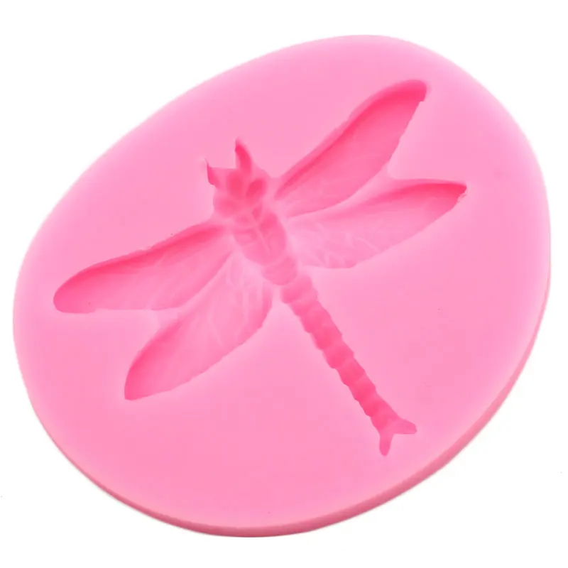 3D ремесло Стрекоза силиконовая форма инструменты для украшения тортов из