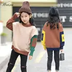 Свитер для девочек на осень-зиму, детский вязаный пуловер, свитеры для малышей, детские новогодние топы, одежда для девочек 11, 12 лет