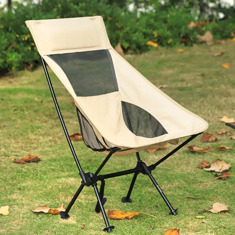 구매 야외 접이식 의자 초경량 휴대용 비치 의자 캠핑 의자 낚시 의자 달 의자