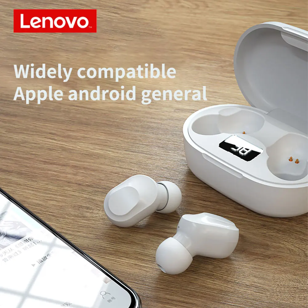 Беспроводные наушники Lenovo XT91 TWS LP1s LP2 водонепроницаемые Bluetooth 5 0 300 мА · ч