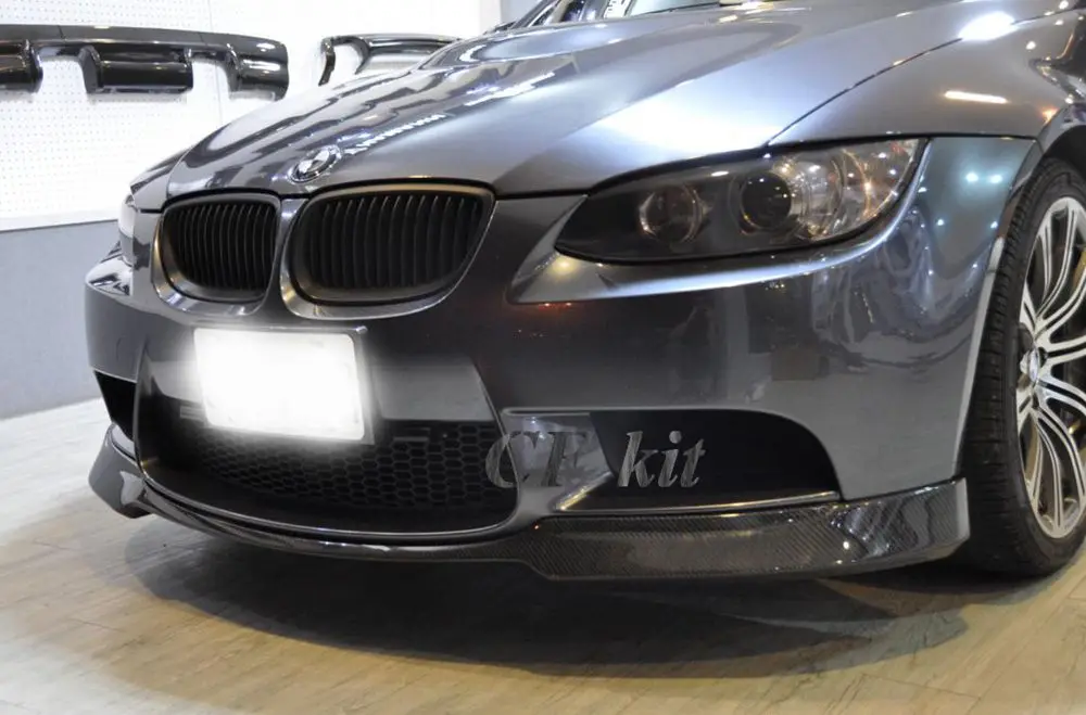 CF Kit Carbon Fiber Front Lip Bumper Spoiler Protector For BMW 3 Series E92 E93 M3 2008-2013 Car Styling | Автомобили и мотоциклы