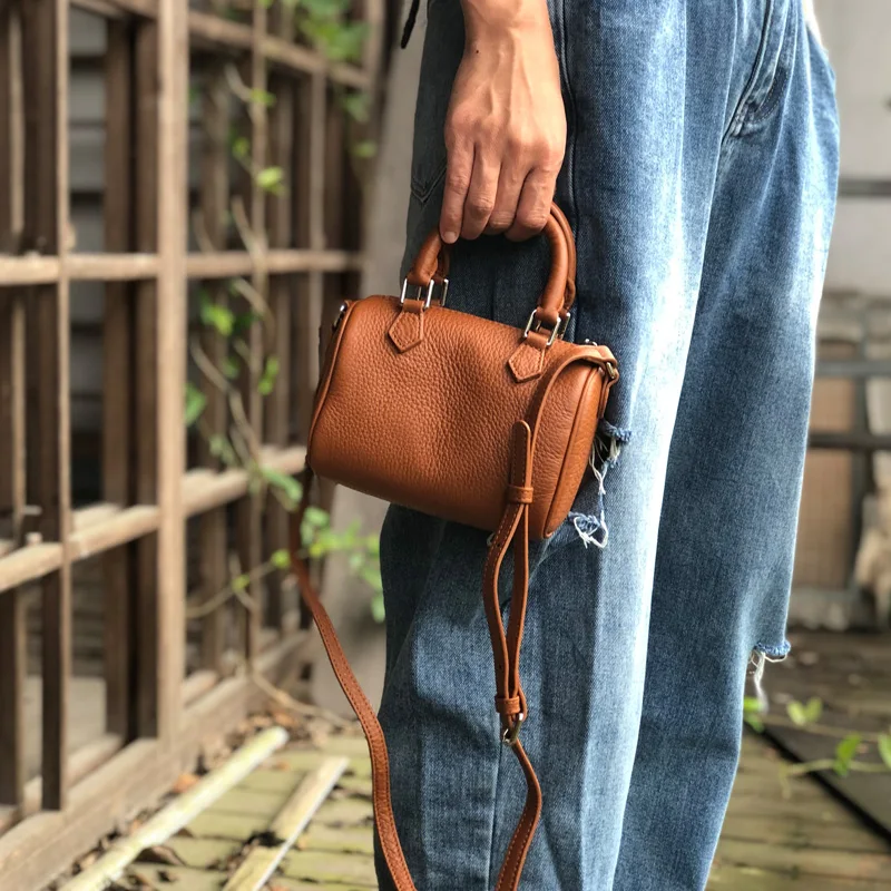 Летняя новая женская сумка с чехлом из воловьей кожи сумка-тоут мини-сумки через