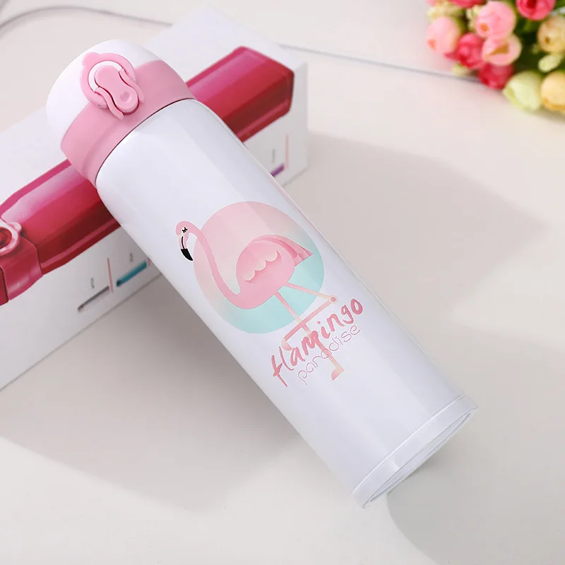 Дамская вакуумная фляжка из нержавеющей стали новая Изолированная кружка с