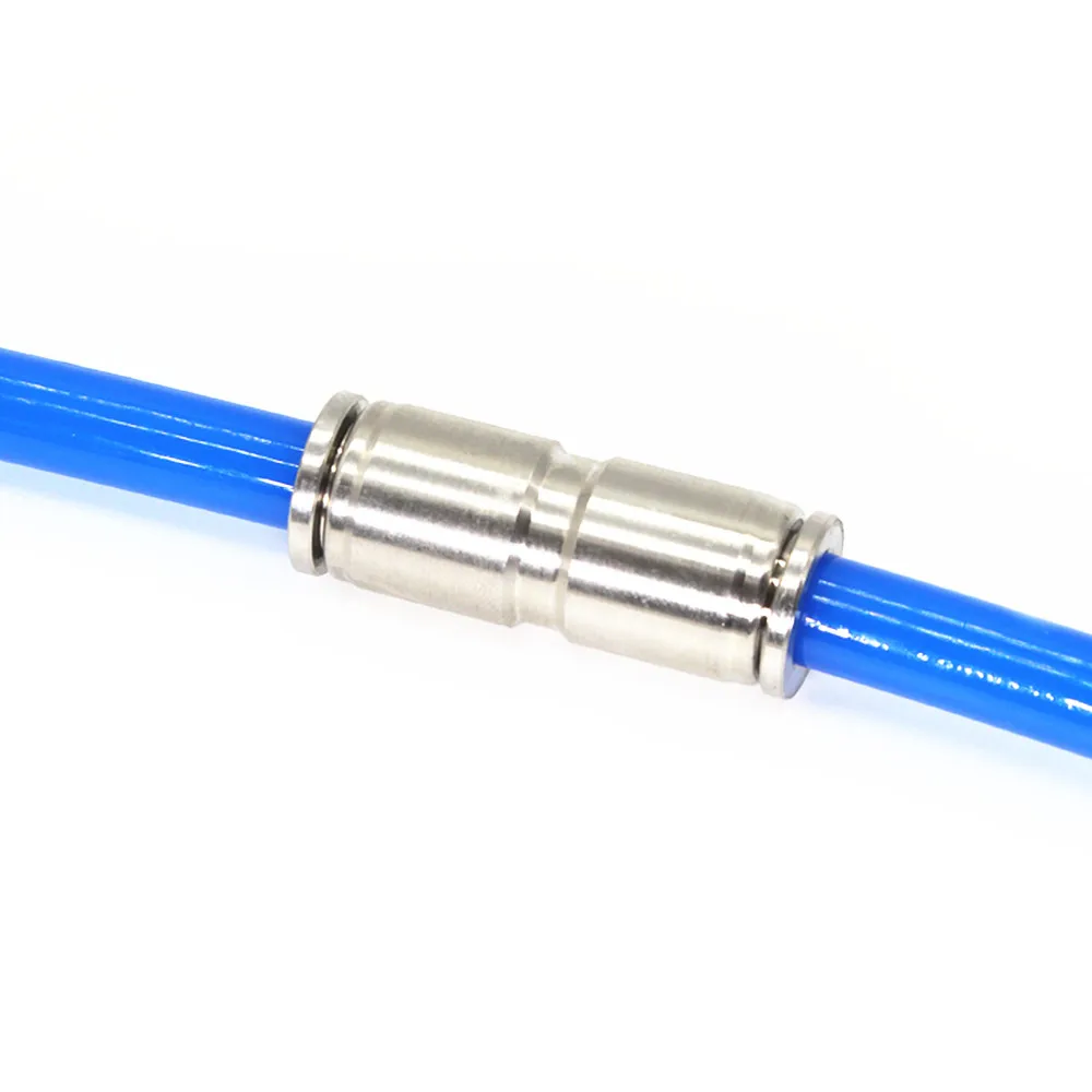 

4/6/8/10/12/14/16 Pneumatic 304 Stainless Steel Push In Quick Connector Release Air Fitting Plumbing