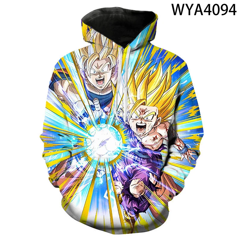 

Spring And Fall Hoodies Fashion Dragon Ball Men Women Children 3D Printed Sweatshirts Casual Boy Girl Kids Streetwear Cool Coat