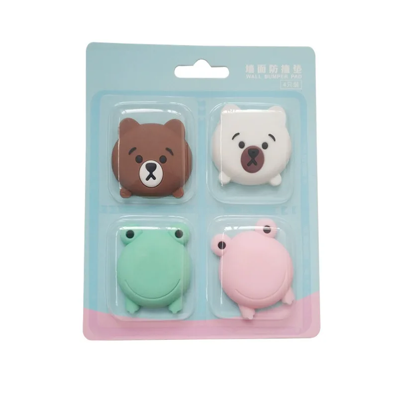 Четыре платья домашний мультяшный силикагель защита хит мат метоп дверь задняя