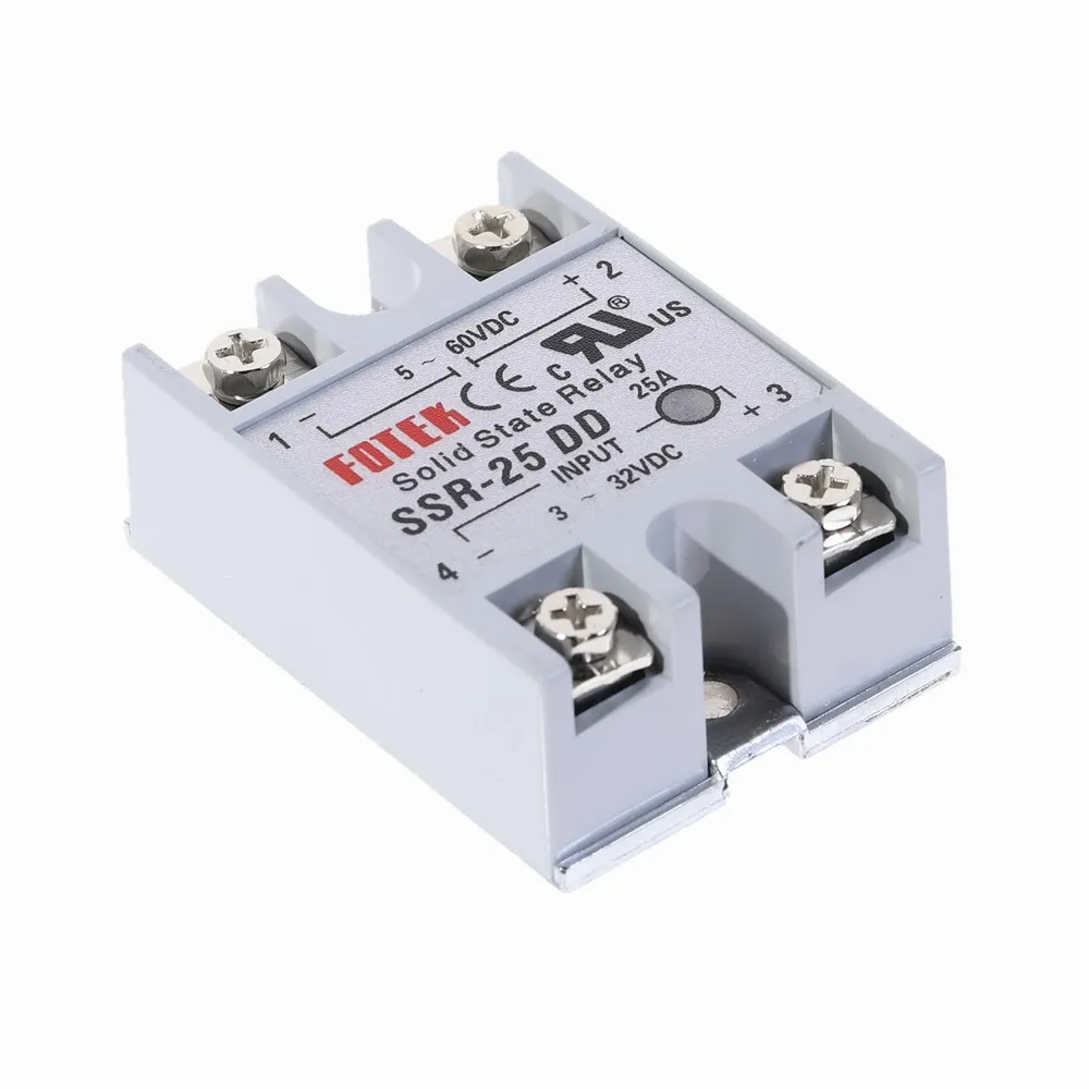 Твердотельные реле SSR25DD 1 шт. 25 А 3 32 в пост. Тока 5 60 Тока|solid state relay|state relaysolid |
