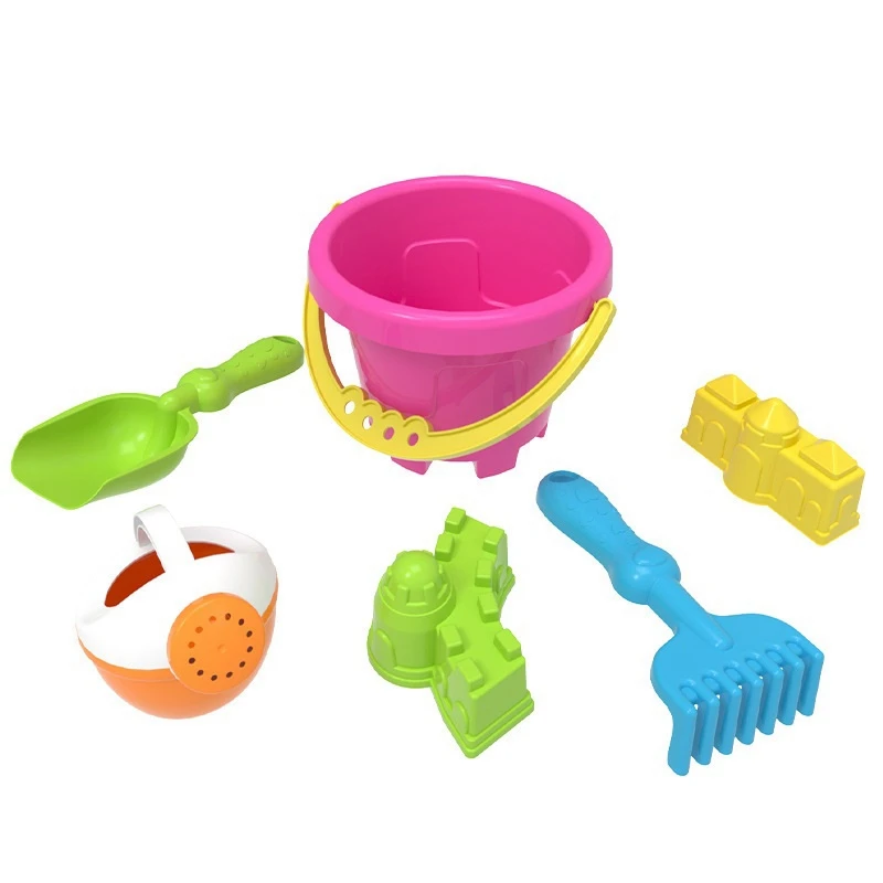 

6Pcs Children Mini Ancient Building Sand Castle Mold Tools Beach Toys Baby Funny Game Model Building Kid Gifts